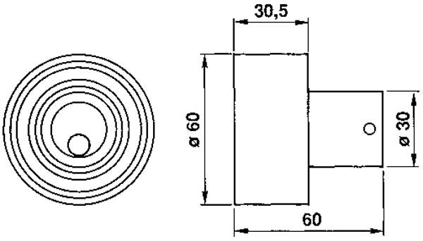 Compre VKM72004 SKF Rolo de reguladora de tensão da correia do mecanismo de distribuição de gás