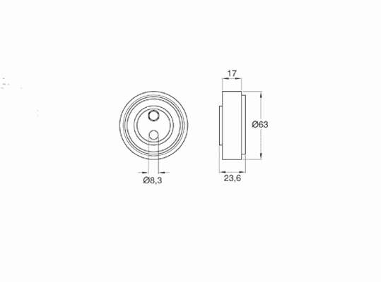 Rolo de reguladora de tensão da correia de transmissão SKF VKM31040 preço, a partir de 32,86 USD