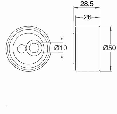 Rolo de reguladora de tensão da correia de transmissão SKF VKM33024 preço, a partir de 23,96 USD