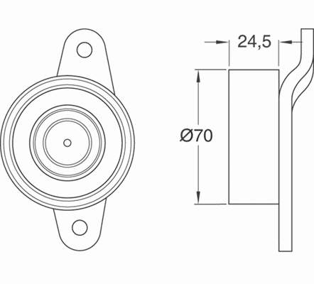Rolo parasita da correia de transmissão SNR GA35859 preço, a partir de 35,61 USD
