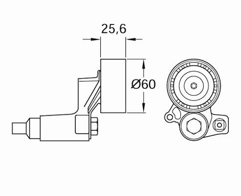 Reguladora de tensão da correia de transmissão Fiat/Alfa/Lancia 9623001280 preço, a partir de 35,71 USD