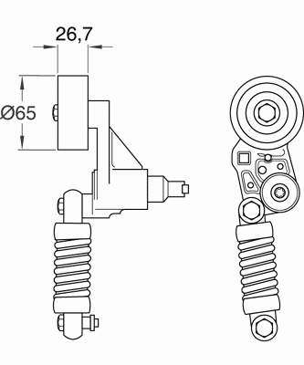 Reguladora de tensão da correia de transmissão Peugeot/Citroen 575152 preço, a partir de 69,13 USD
