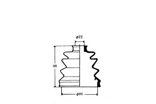 Bota de proteção externa de junta homocinética do semieixo dianteiro Nissan/Infiniti 3924171J25 preço, a partir de 12,63 USD