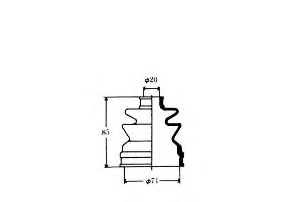 Bota de proteção interna de junta homocinética do semieixo dianteiro Metalcaucho 11370 preço, a partir de 10,18 USD