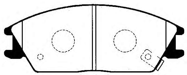 Sapatas do freio dianteiras de disco Hyundai/Kia 5810125A10 preço, a partir de 23,24 USD