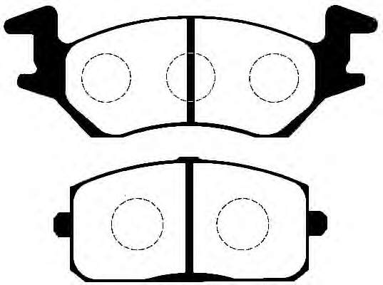 0446510150 Toyota Sapatas do freio dianteiras de disco