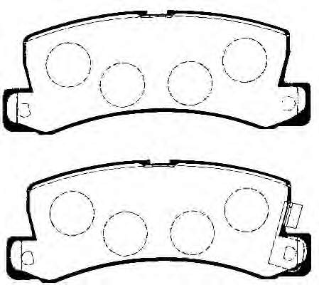Compre 0446632010 Toyota Sapatas do freio traseiras de disco