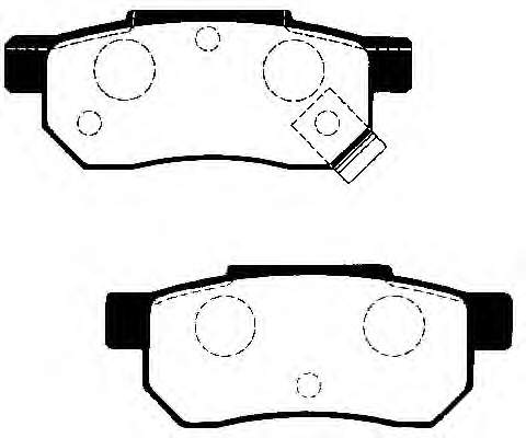 Sapatas do freio traseiras de disco Road House 223320 preço, a partir de 26,54 USD
