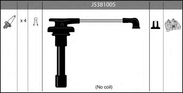 530128 Maxgear Fios de alta voltagem, kit