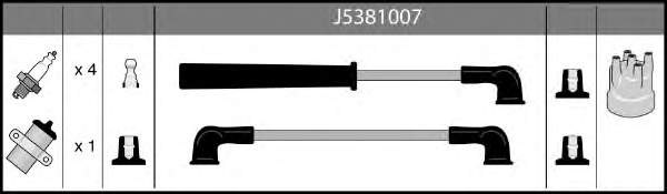 2750132F00 Hyundai/Kia Fios de alta voltagem, kit