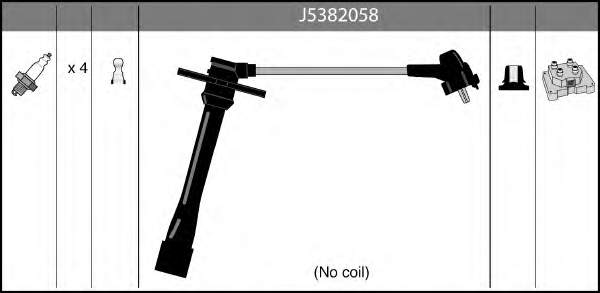 9091922395 Toyota Fios de alta voltagem, kit