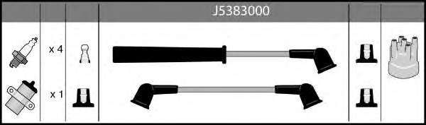 J5383000 Nipparts Fios de alta voltagem, kit