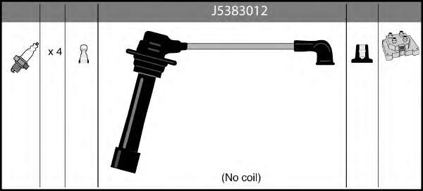 72132 Seiwa Fios de alta voltagem, kit