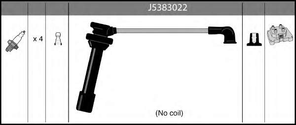 Z50118140 Mazda Fios de alta voltagem, kit