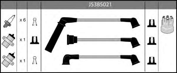 346275 VALEO Fios de alta voltagem, kit