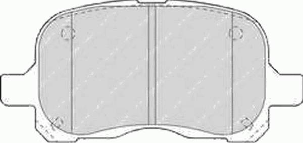Compre PA216AF Japan Parts Sapatas do freio dianteiras de disco