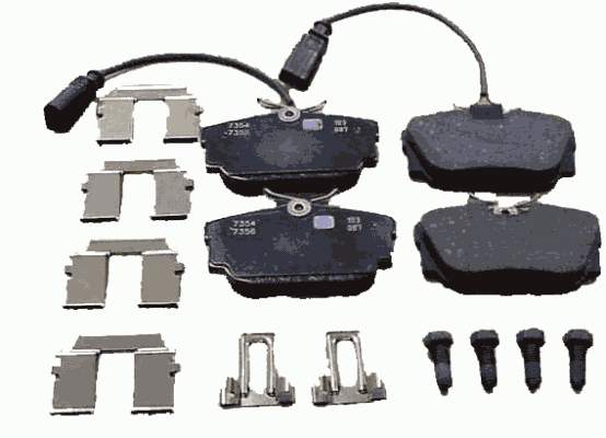 Compre 7D0698451G VAG Sapatas do freio traseiras de disco