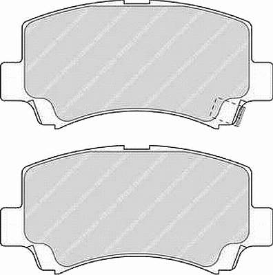 Compre PA813AF Japan Parts Sapatas do freio dianteiras de disco