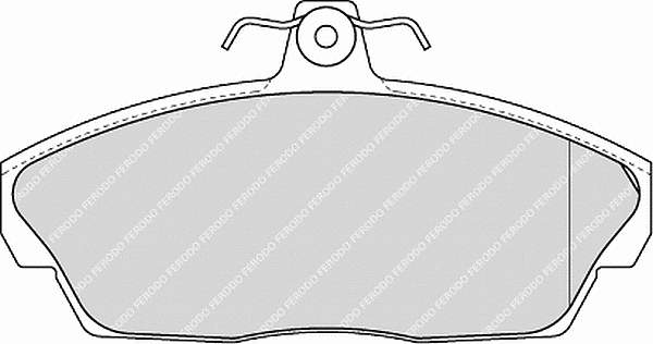 Compre PA003AF Japan Parts Sapatas do freio dianteiras de disco