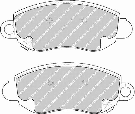 Compre 1465166 Ford Sapatas do freio dianteiras de disco