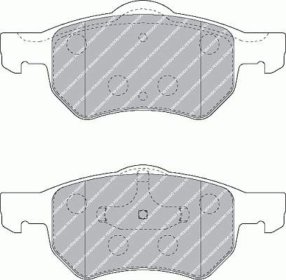5072216AA Chrysler Sapatas do freio dianteiras de disco