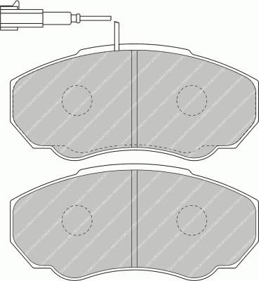 Compre BPA096001 Open Parts Sapatas do freio dianteiras de disco
