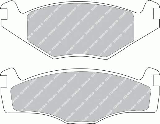 Sapatas do freio dianteiras de disco Volkswagen Jetta 1 16