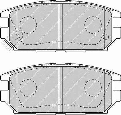 Compre MR389582 Mitsubishi Sapatas do freio traseiras de disco