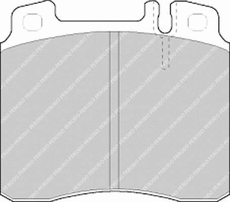 Sapatas do freio dianteiras de disco Mercedes A0024200420 preço, a partir de 41,37 USD