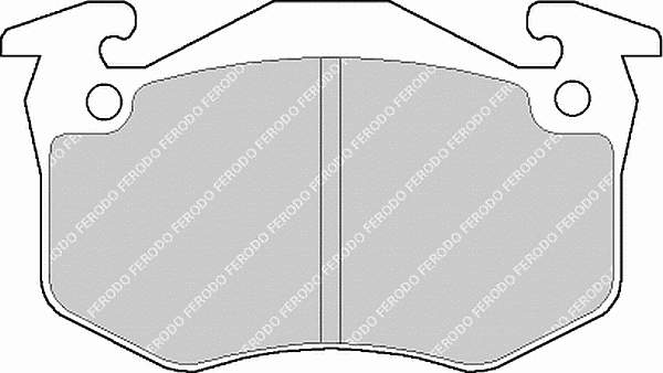 FD697A Necto Sapatas do freio dianteiras de disco