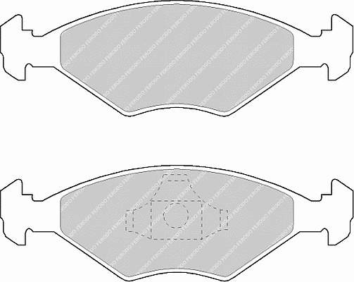 7084811 Fiat/Alfa/Lancia Sapatas do freio dianteiras de disco