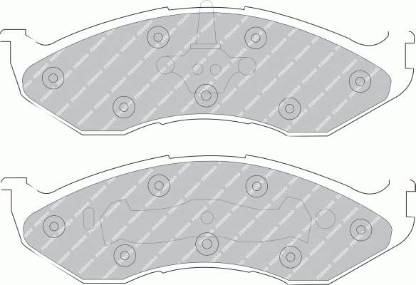 V1010058 Chrysler Sapatas do freio dianteiras de disco