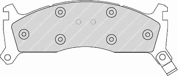 V1012715AB Chrysler Sapatas do freio dianteiras de disco