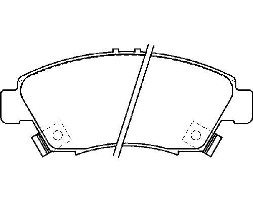 Sapatas do freio dianteiras de disco Honda 45022S5HT00 preço, a partir de 17,77 USD