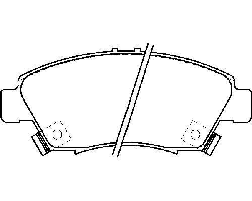 Sapatas do freio dianteiras de disco Honda 45022S04J01 preço, a partir de 18,44 USD