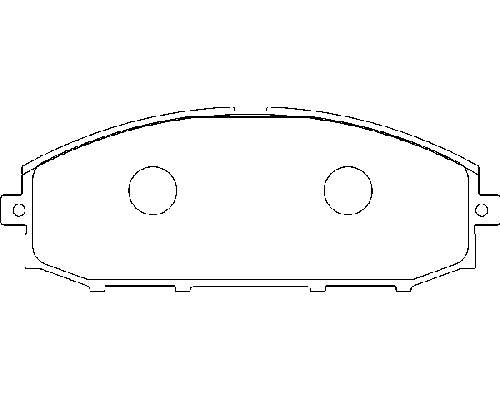 Sapatas do freio dianteiras de disco Nissan/Infiniti 41060VC290 preço, a partir de 34,16 USD