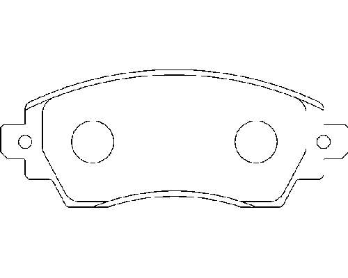 Compre 0446502030 Toyota Sapatas do freio dianteiras de disco