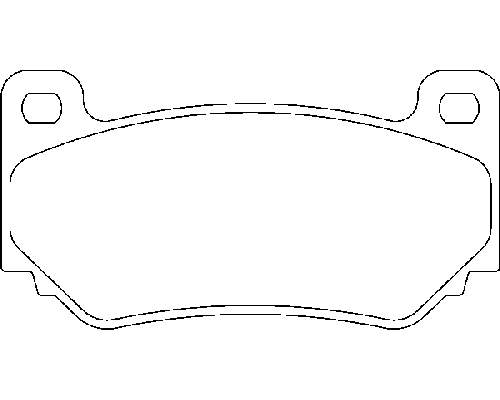 Compre P52018 Brembo Sapatas do freio dianteiras de disco