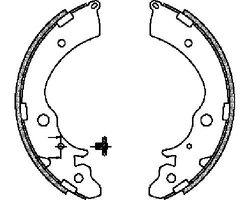Sapatas do freio traseiras de tambor Honda 43053S10A00 preço, a partir de 19,92 USD