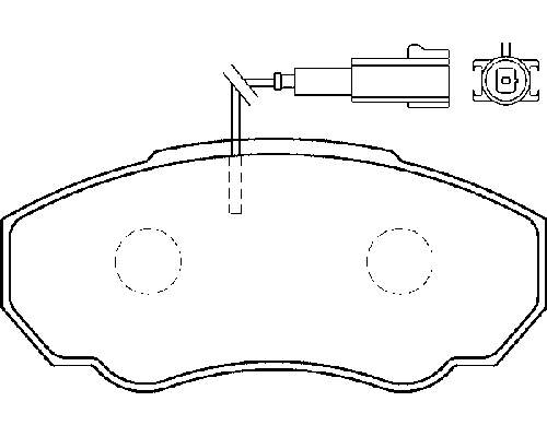 Sapatas do freio dianteiras de disco Open Parts BPA096001 preço, a partir de 42,18 USD
