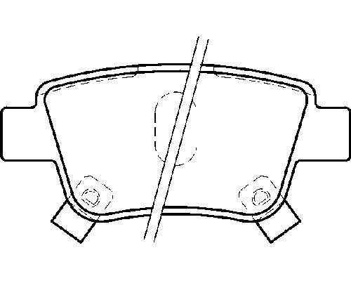 0446658010 Toyota Sapatas do freio traseiras de disco