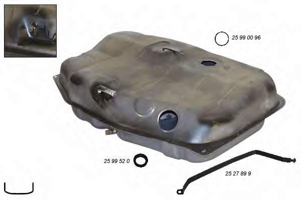 6172223 Ford Tanque de combustível