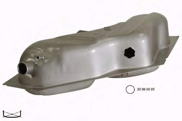 Tanque de combustível para Opel Kadett E 35, 36, 45, 46