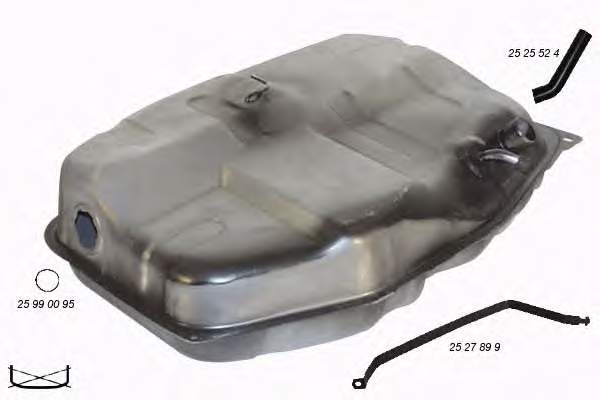 Tanque de combustível para Ford Orion I AFD