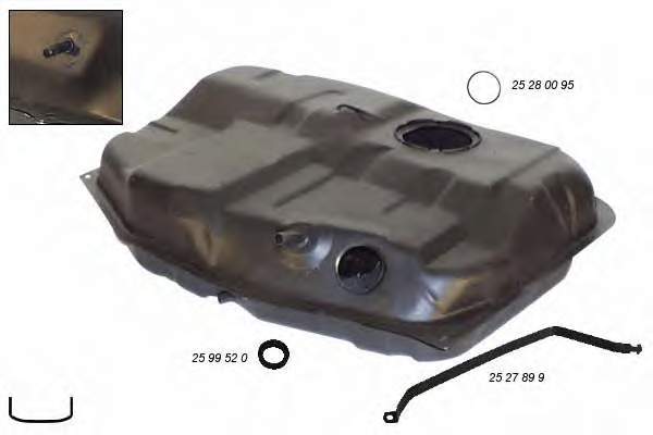 Tanque de combustível Ford Escort IV AWF, AVF