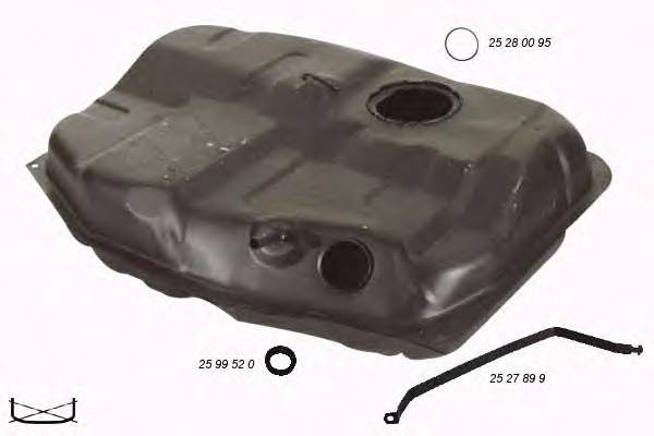 Tanque de combustível para Ford Escort IV GAF, AWF, ABFT