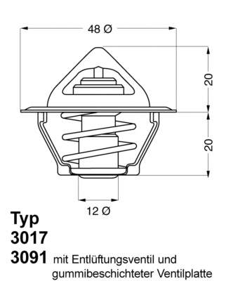 036121113 VAG Termostato