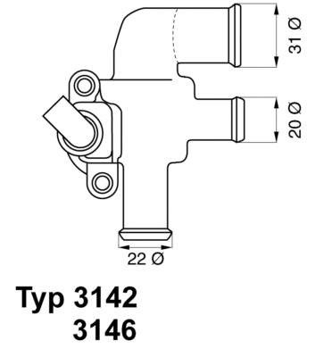 DTM91679 Denso Termostato