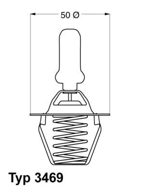 DTM85346 Denso Termostato