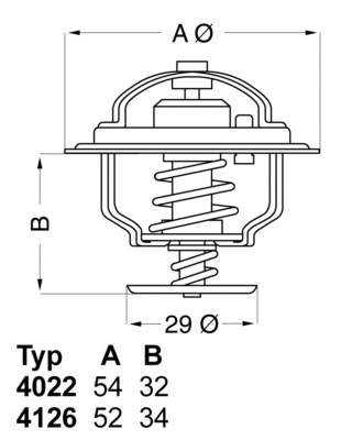 7615237 Fiat/Alfa/Lancia Termostato